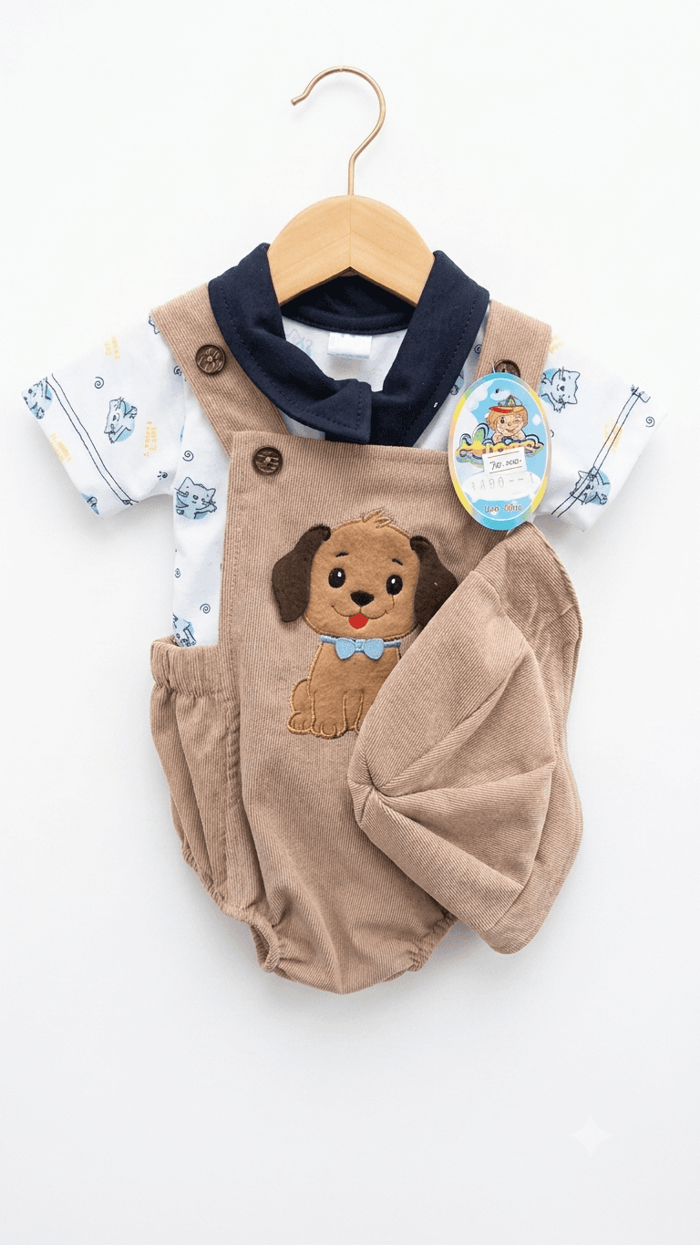 Enterito Perrito Beige - Artículos para bebé en Riohacha
