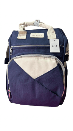 Mochila Pañalera Azul - Artículos para bebé en Riohacha